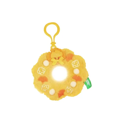 BAMBOO MATES Золотой Лист Серебряный Фрукты Гинкго Вечный Венок Куклы Плюшевый Подвеска 10 см Рекомендуемый рост