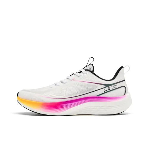 QIAODAN Light Speed 5v2 Беговые кроссовки Низкий топ Белый Мужской