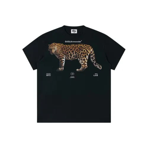 EeeeArtmonster Черная унисекс футболка