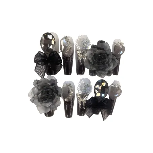 JIXUAN Ручной работы Премиум Бабочка Тяжелый Должный Патч с Искрами Длинный Готический Градиентный Кокетка