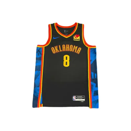 Nike Баскетбольная Джерси Унисекс Черная и Оранжевая