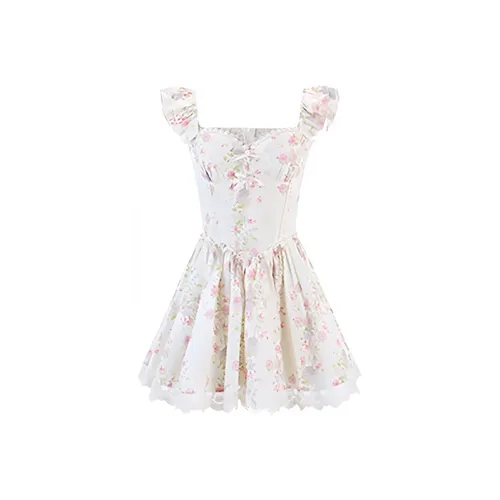 Meanalot Короткий рукав Платье Женское