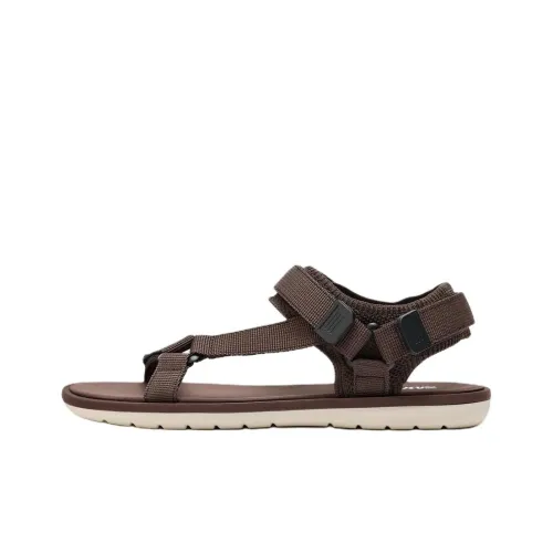 ZARA Пляжные сандалии Женские Коричневый