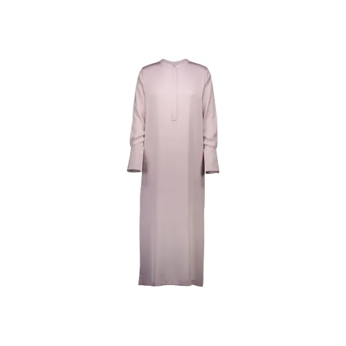 ALLUDE Розовый Женские Длинные Платья с Рукавами