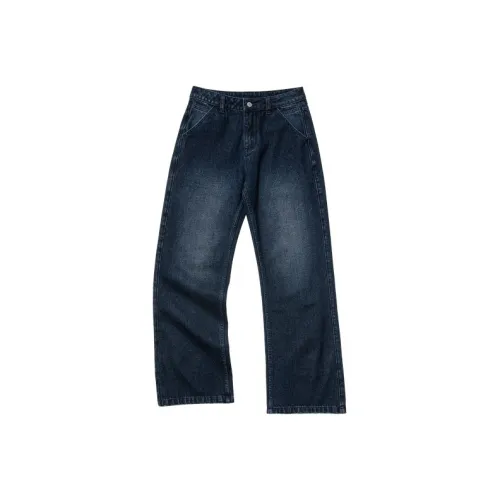 COUNTRY MOMENT Темно-синие Женские Джинсы