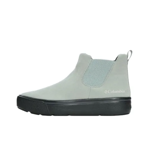 Columbia HAWTHORNE RAIN Slip-resistant Abrasion-resistant MID Топ Повседневная обувь Унисекс Серый Зеленый