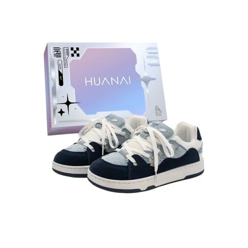 HUANAI Низкие кроссовки для скейтбординга Unisex Light Джинсовый синий