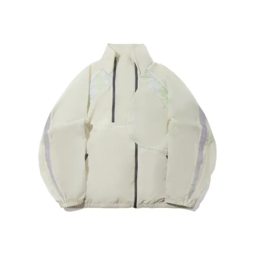 LINING x TAKASHA LIANMINGKUAN Куртки Пальто Унисекс Цветочная почка Желто-серый