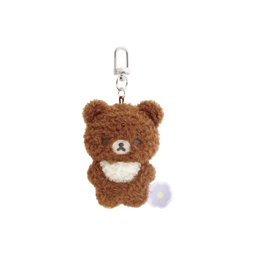 SAN X Relaxing Медвежонок Кукла Плюшевая Подвеска 8 см Высота
