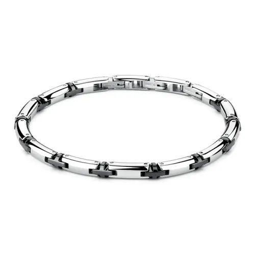 BROSWAY Титановый Стальной Браслеты Мужской Серебристый Белый