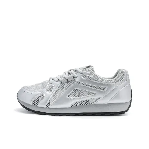 DEERWAY Высота Увеличивающий Устойчивый к Износу Легкий And Дышащий Низкий Топ Повседневный Женский Серебряный Серый