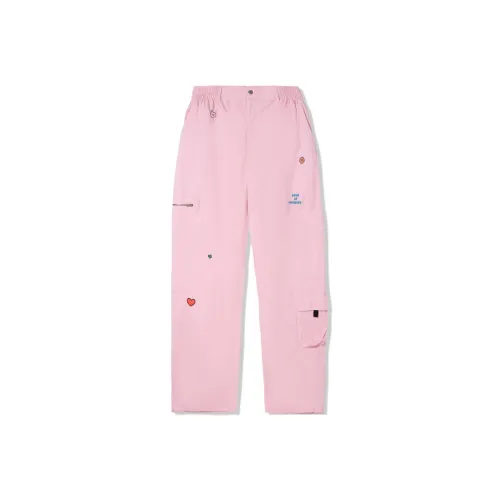 LINING x TAKASHA LIANMINGKUAN Повседневные брюки Женские Прозрачно-розовый