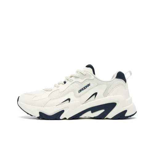 QIAODAN Bianco 2,0 Противоскользящий Устойчивый к истиранию Дышащий Увеличивающий высоту Низкий Топ Повседневная обувь Мужская Белый