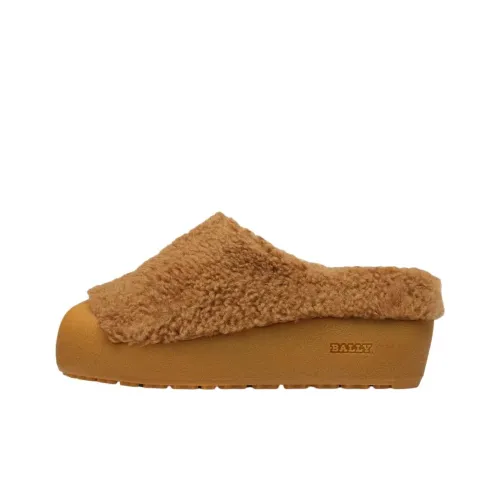 BALLY Домашние тапочки Женские Коричневый