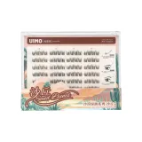 [112 кластеров Большой объем] Клей-Бесплатно Верхние ресницы Дюна *1 Инструмент-Бесплатно