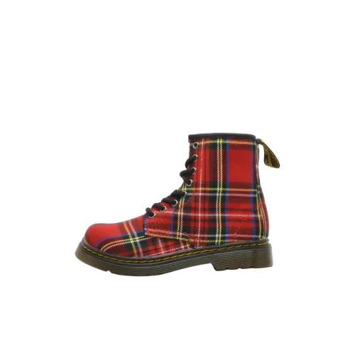 Dr.Martens противоскользящие устойчивые к истиранию детские ботинки красные для детей 3-7 лет