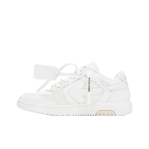 Off Белый Out Of Office Низкий Топ Скейтборд Кроссовки Мужские Белые