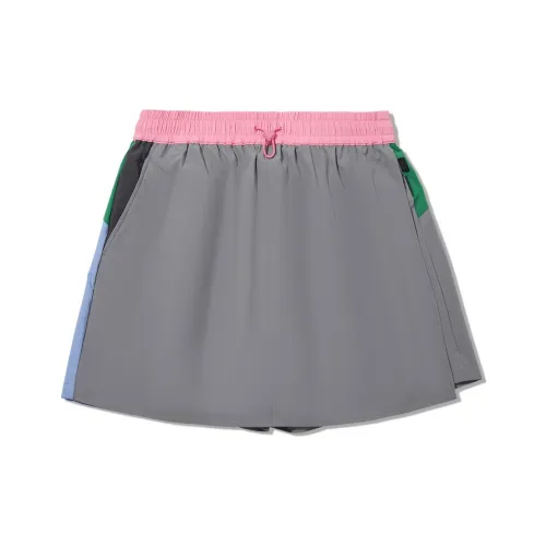 LINING x TAKASHA LIANMINGKUAN Повседневная короткая юбка женская оттенок 9 серый