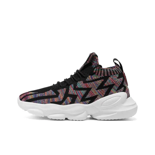 Kuding Амортизация Противоскользящий Дышащий Легкий MID Топ Casual Мужской