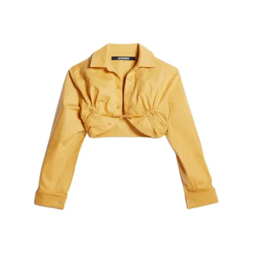 Jacquemus Желтое Женское Короткое Пальто