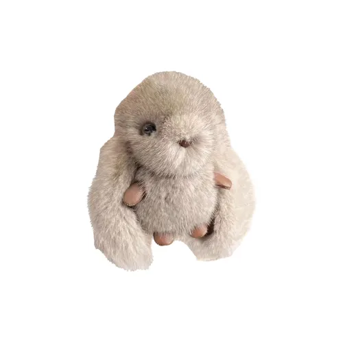 JINBANG Искусственный Вода Норковый мех Большой Ухо Кролик Кукла Плюшевая Подвеска 11 см Высота