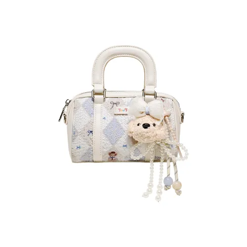 TOUTOU Синтетическая кожа сумка стандартная женская кремово-белая