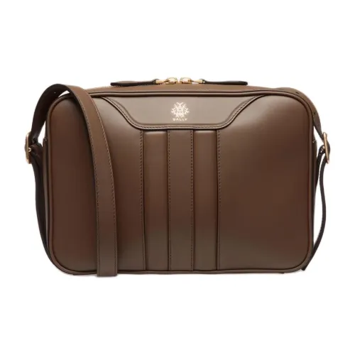 BALLY Телячья кожа Сумка через плечо Сумка на плечо Мужская Коричневая