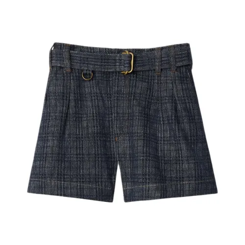 Burberry SS25 Джинсовые шорты Женские Индиго