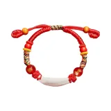 [Овца] Китайский зодиак + Собака Зуб [Многоцветный Красная нить]