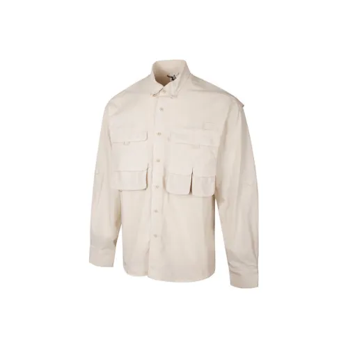 Nike ACG 'ORB Weaver' Рубашка Мужская Призрачный Серый Белый Светлый Земляной Коричневый Гора Белый