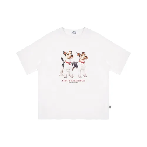 EMPTY REFERENCE Белая унисекс футболка