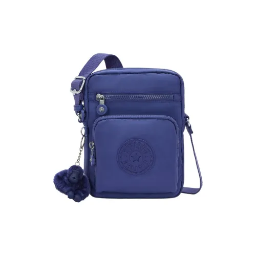 Kipling Ткань Сумка через плечо Маленькая Унисекс Безбрежный Морской Синий Каменный Серый