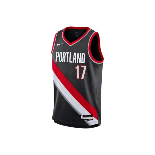 Nike x NBA Майка Icon FW24 Shaedon Sharpe Portland Trail Blazers 2024 25 EDITION Черный Подростки