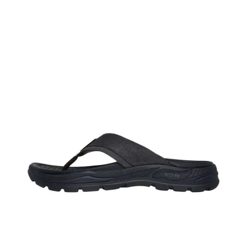 Skechers Arch Fit Motley Шлепанцы Мужские Черные