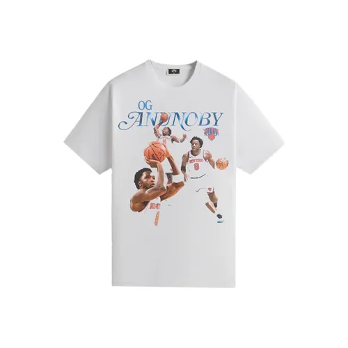 KITH x New York Knicks SS25 OG Anunoby Legend Vintage T-Shirt Мужской Белый