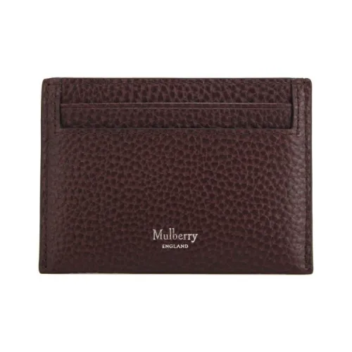 Mulberry Коровья кожа Держатель для карт Женские Шоколад