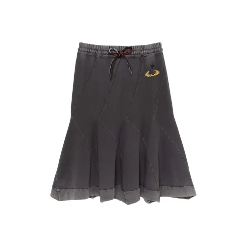 Vivienne Westwood Серые Женские Повседневные Длинные Юбки