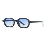 Чёрная резинка, градиентный синий