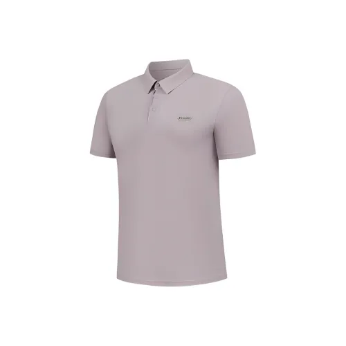 QIAODAN Поло Мужское Вермильон Коричневый