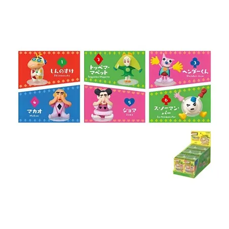 RE MENT Синносукэ Нохара Карандаш SHIN Chan Wonderland Приключение Слепые коробки Один Mystery Коробка Целая коробка 6 шт