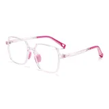 Прозрачно-розовая рамка с розовыми ногами [2293-C4]