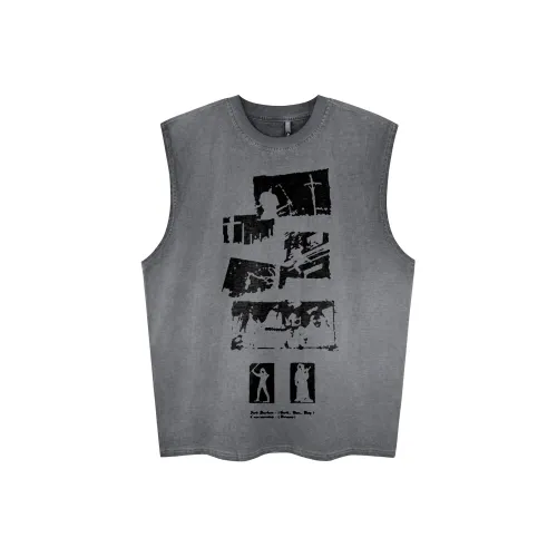 YEARNED Темно-серые Женские Майки