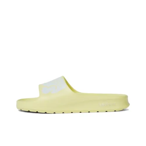 LACOSTE Croco Слипоны Желтый/белый Женские