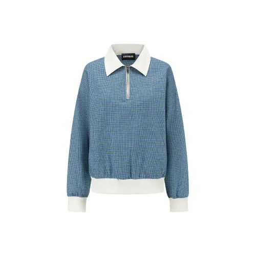 AXYPAGES Павлине-синий Женские Поло