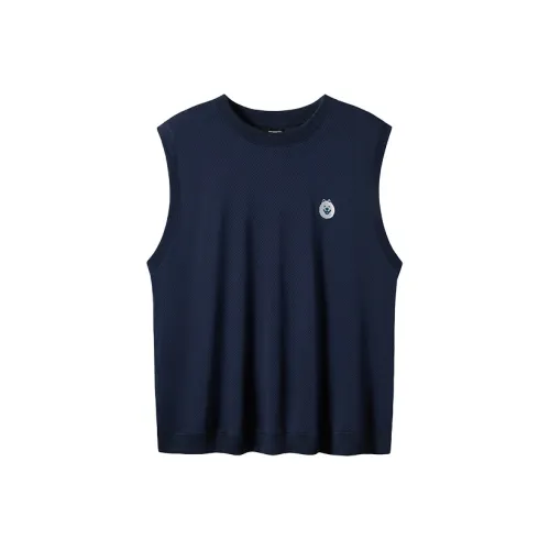 WAYNEXZAVIER Blue Men's Tank Tops