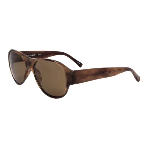 DRIES VAN NOTEN В зависимости от официального сайта OVAL SUNGLASSES Унисекс Коричневый