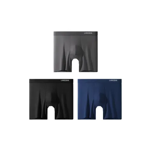Lanza Черный+Синий+Темно-Серый Мужские боксер-шорты