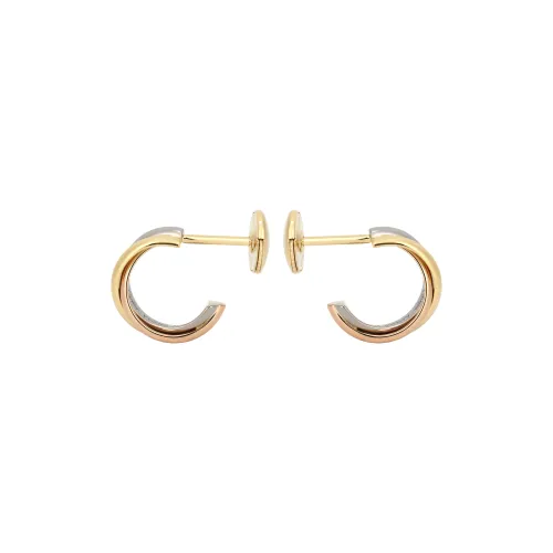 Cartier Серьги Trinity Белое Золото, Желтое Золото, Розовое Золото