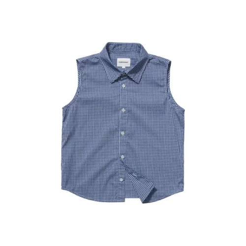 COUNTRY MOMENT Синяя клетка Женские Рубашки