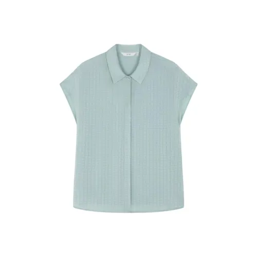 IHIMI Зеленые Женские Рубашки